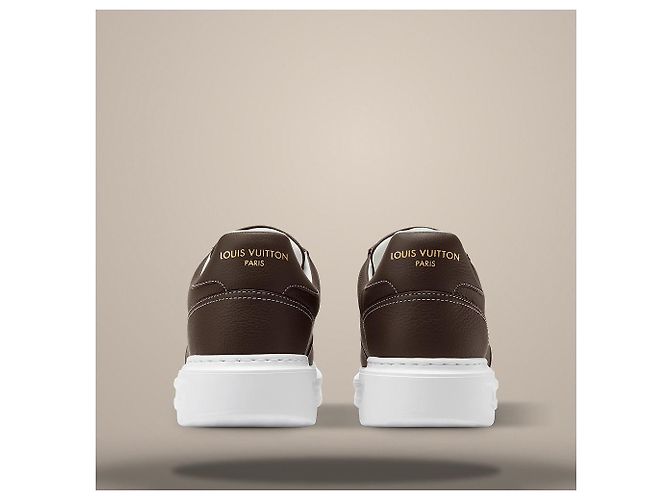 Louis Vuitton Beverly Hills Sneaker Marrone - vista 5