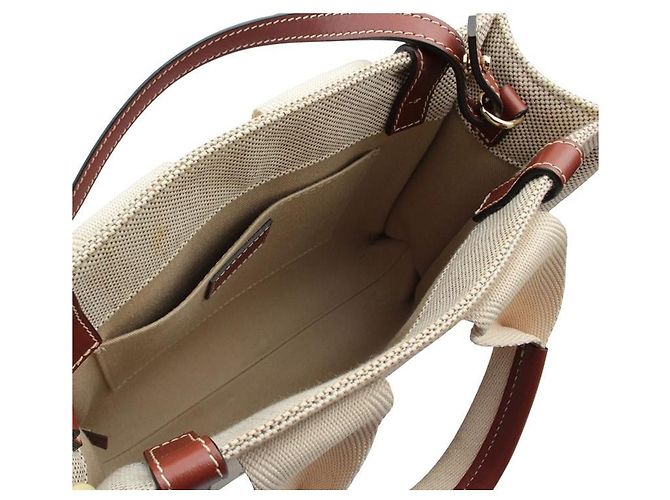 Chloé Borsa Tote e Crossbody Woody Small Marrone - vista 5