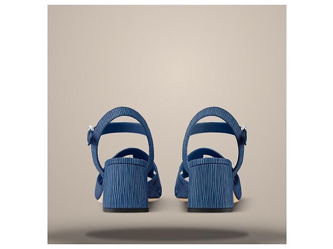 Louis Vuitton Sandali Isola Dark Blue - vista 5