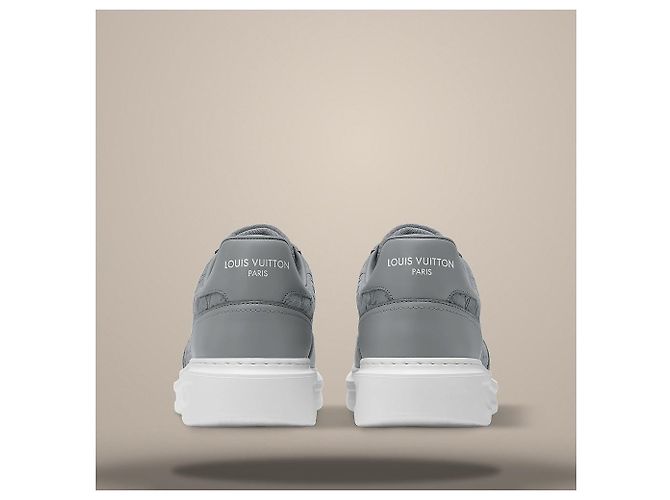 Louis Vuitton Beverly Hills Sneaker Gray Marrone - vista 5