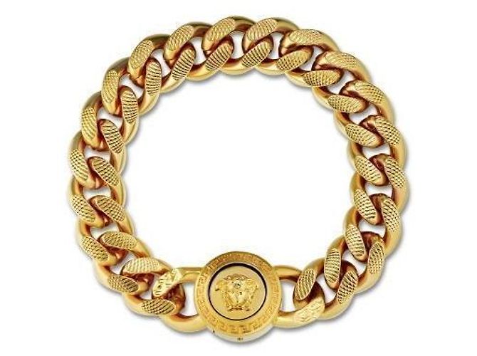 Versace Bracelet Medusa Gold Chain Mens Bracelet DJMT KOT D'oro - vista 3
