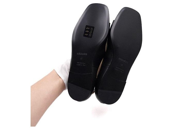Hermès Sandali Logo Donna Noir Nero - vista 8