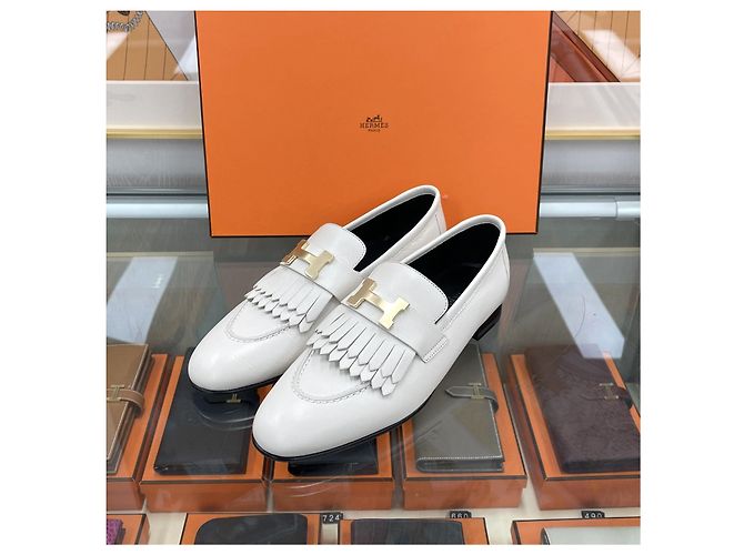 Hermès Mocassino Royal Beige con dettagli dorati Marrone - vista 2