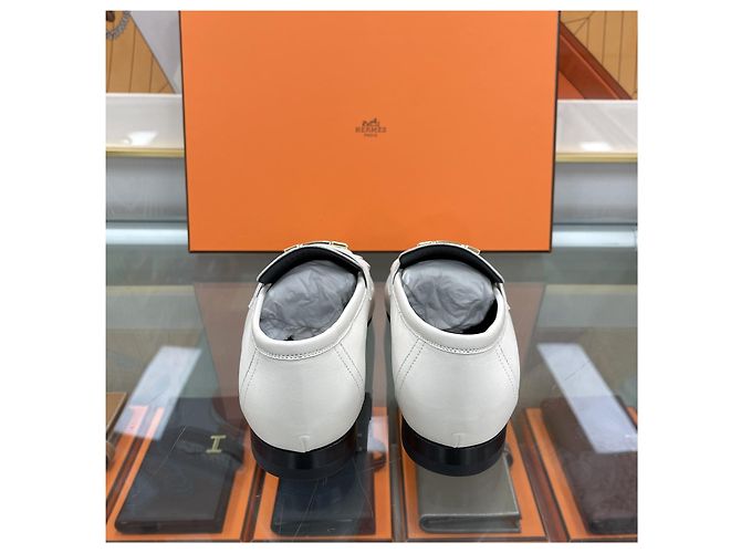Hermès Mocassino Royal Beige con dettagli dorati Marrone - vista 5