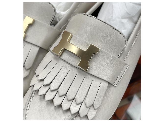 Hermès Mocassino Royal Beige con dettagli dorati Marrone - vista 7