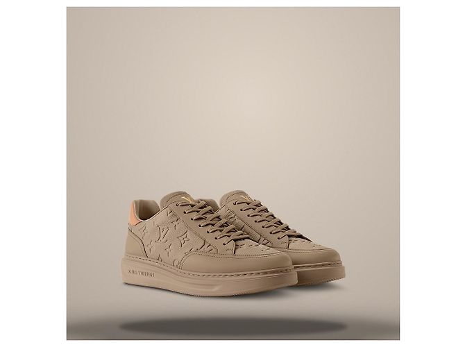 Louis Vuitton Beverly Hills Sneaker Top Brown Marrone - vista 2