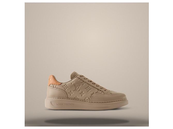 Louis Vuitton Beverly Hills Sneaker Top Brown Marrone - vista 3