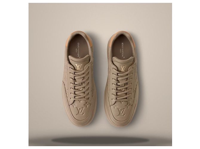 Louis Vuitton Beverly Hills Sneaker Top Brown Marrone - vista 4