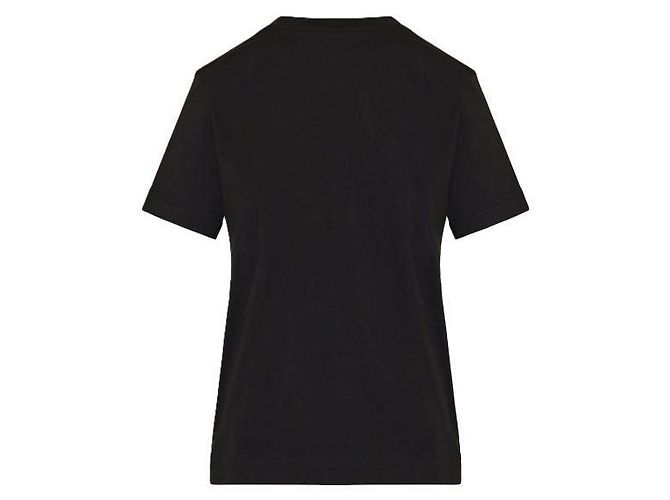 Jacquemus Kurzarm-T-Shirt aus Ripsband Schwarz - Ansicht 5