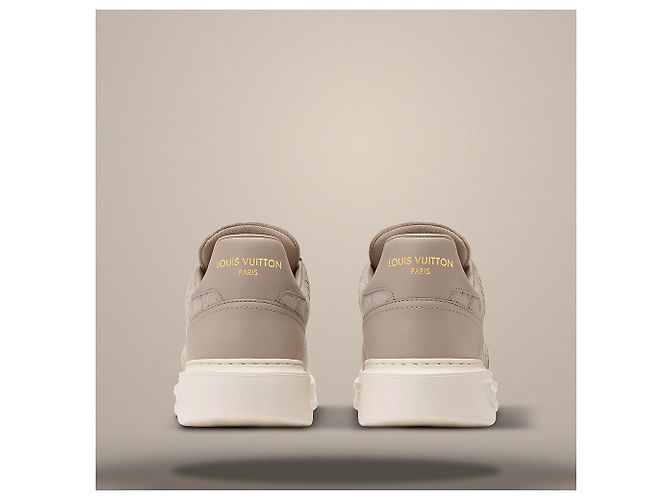 Louis Vuitton Beverly Hills Sneaker Beige Marrone - vista 5