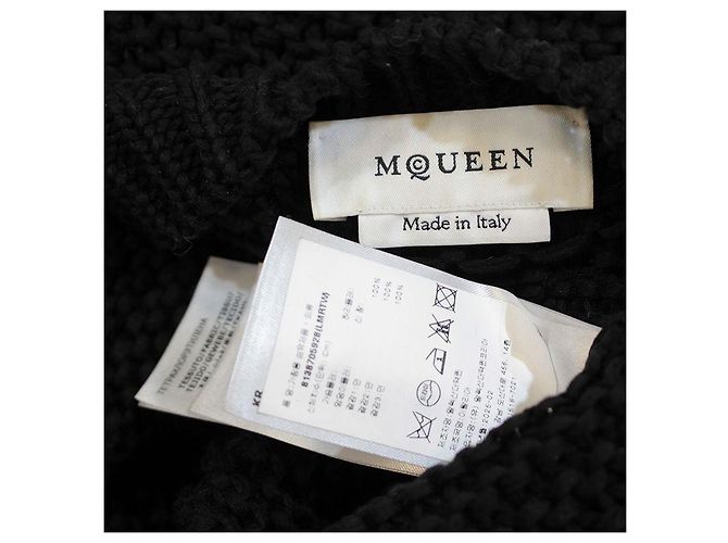 Alexander Mcqueen Strickoberteil für Herren aus schwarzer Baumwolle - Ansicht 3