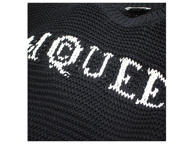 Alexander Mcqueen Strickoberteil für Herren aus schwarzer Baumwolle - Ansicht 4