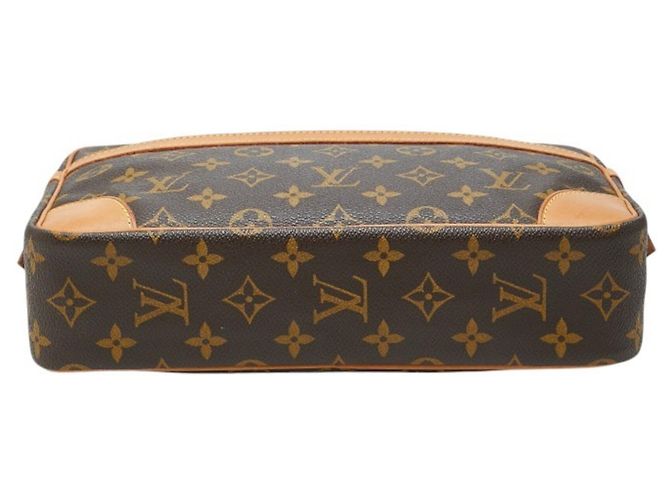 Borsa a Clutch Louis Vuitton Monogram Compiegne 28 Marrone - vista 3