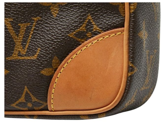 Borsa a Clutch Louis Vuitton Monogram Compiegne 28 Marrone - vista 7