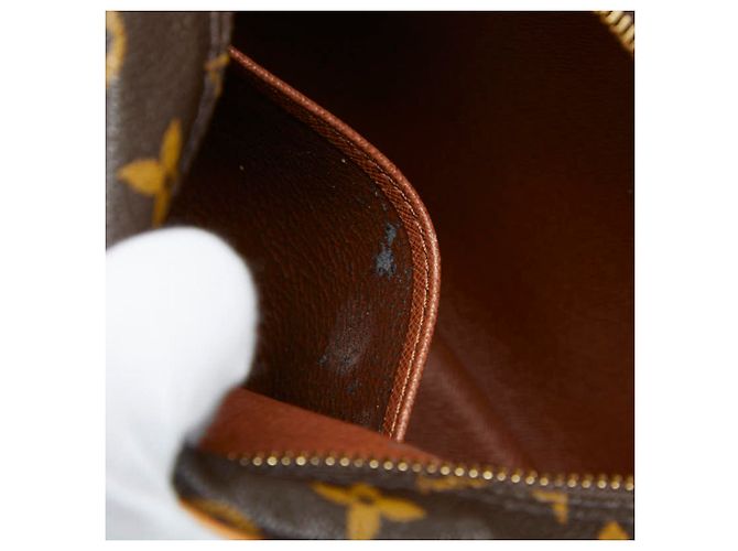 Borsa a Clutch Louis Vuitton Monogram Compiegne 28 Marrone - vista 9