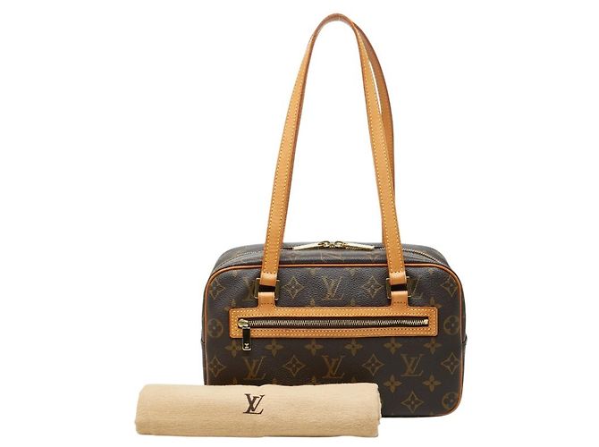 Louis Vuitton Monogram Cite MM Schultertasche Braun - Ansicht 11