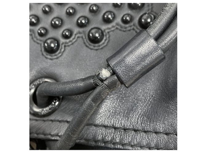 Borsa Tote e a tracolla Loewe in pelle nera Nero - vista 10