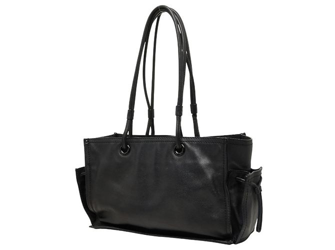 Borsa Tote e a tracolla Loewe in pelle nera Nero - vista 2