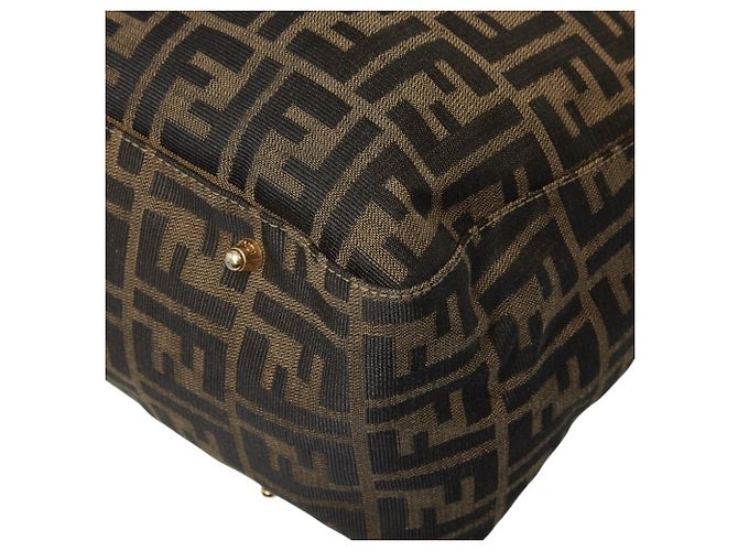 Fendi Zucca Handtasche Tote Bag Braun - Ansicht 4