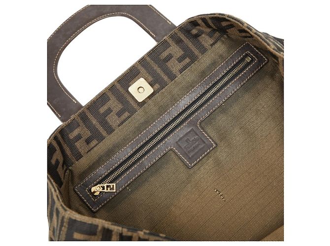 Fendi Zucca Handtasche Tote Bag Braun - Ansicht 9