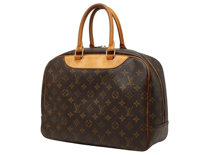 Borsa Louis Vuitton Monogram Deauville Marrone - vista 2