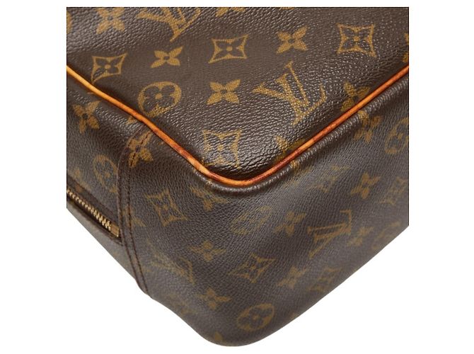 Borsa Louis Vuitton Monogram Deauville Marrone - vista 4