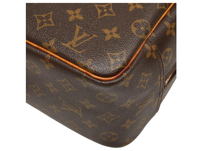 Borsa Louis Vuitton Monogram Deauville Marrone - vista 5