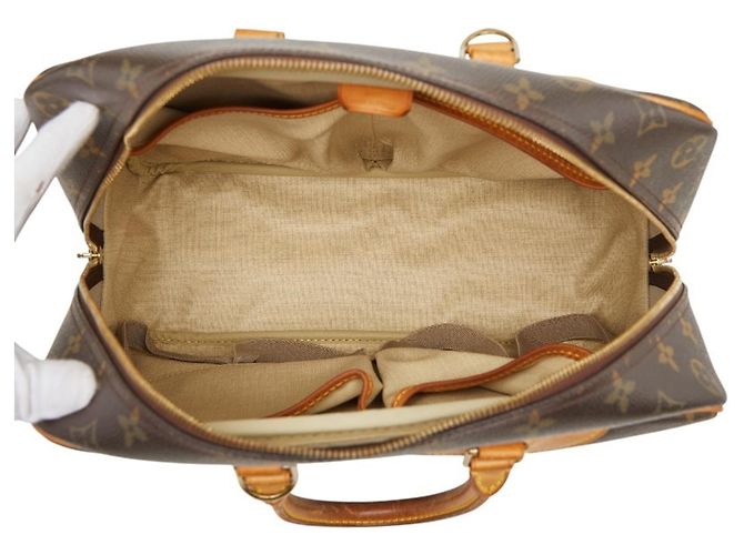 Borsa Louis Vuitton Monogram Deauville Marrone - vista 9