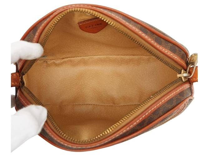 Céline Borsa a tracolla Celine Macadam Marrone - vista 9