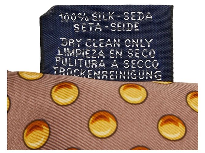 Hermès Hermes Twilly Grand Tralala Schal Beige Marineblau - Ansicht 5