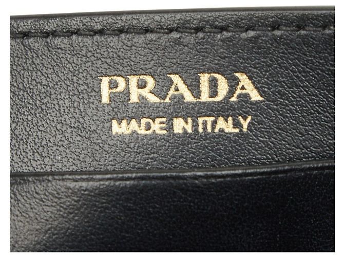 Vitello Prada Crossbody-Tasche Schwarz - Ansicht 11