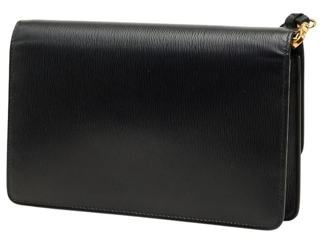 Vitello Prada Crossbody-Tasche Schwarz - Ansicht 2