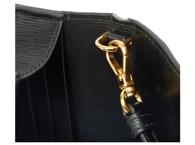 Vitello Prada Crossbody-Tasche Schwarz - Ansicht 9