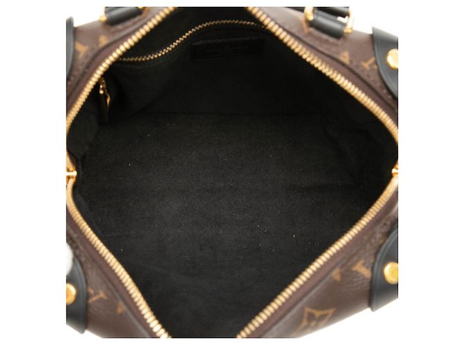 Borsa Louis Vuitton Monogram Petite Malle Souple Marrone - vista 4