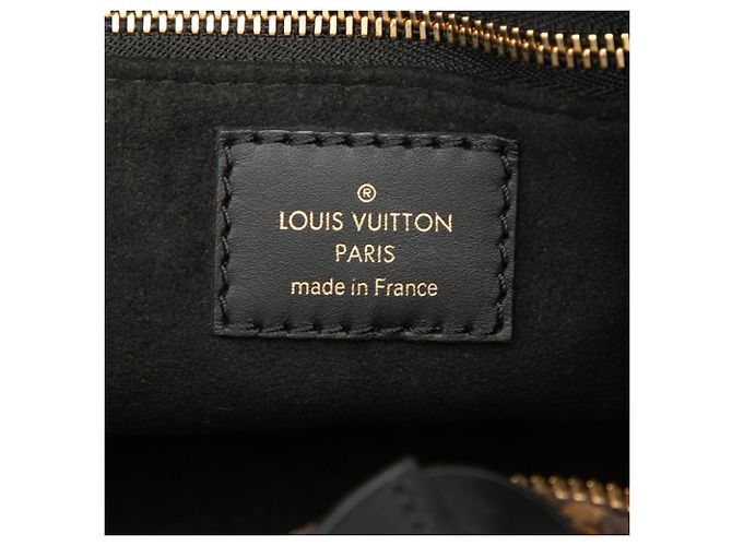 Borsa Louis Vuitton Monogram Petite Malle Souple Marrone - vista 5