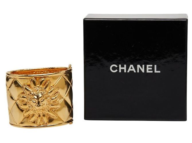 Bangles Chanel Matelassé con motivo leone D'oro - vista 7