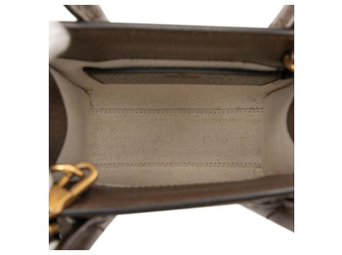Borsa Gucci Tiger GG Supreme Interlocking G Marrone Beige - vue 4