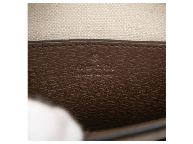 Borsa Gucci Tiger GG Supreme Interlocking G Marrone Beige - vue 5