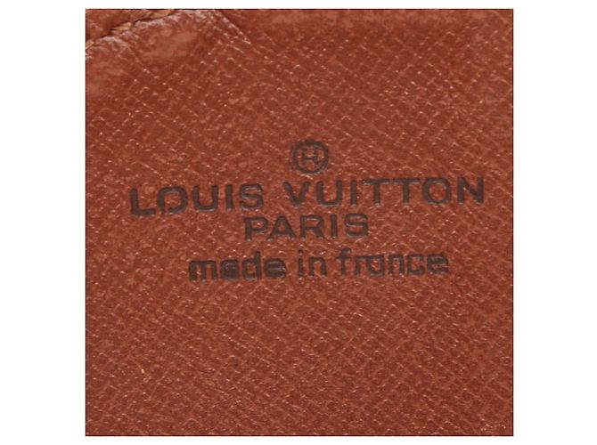 Louis Vuitton Monogram Mini Cartouchiere Schultertasche Braun - Ansicht 14