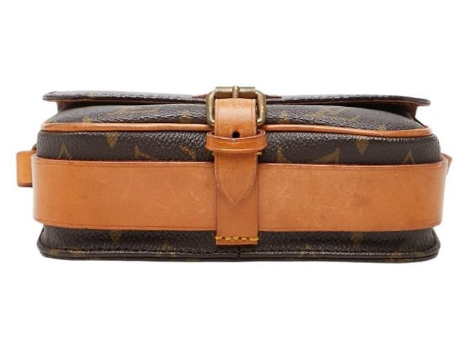 Louis Vuitton Monogram Mini Cartouchiere Schultertasche Braun - Ansicht 3