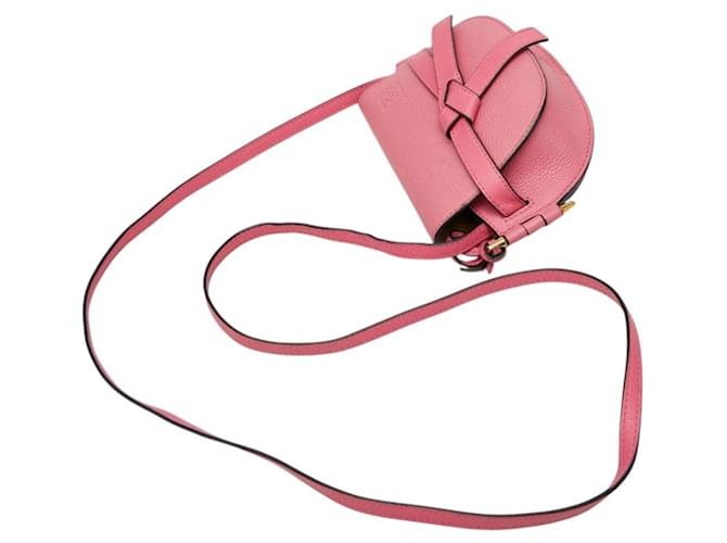 Borsa a tracolla Loewe Anagram Gate Mini Rosa - vista 4