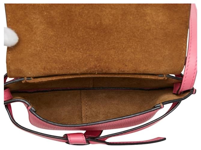 Borsa a tracolla Loewe Anagram Gate Mini Rosa - vista 7
