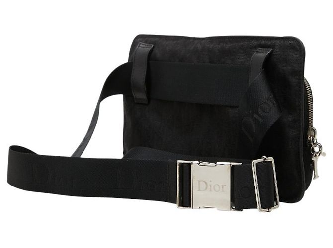 Borsa a tracolla e pochette da vita Christian Dior Dior Trotter Nero - vista 2