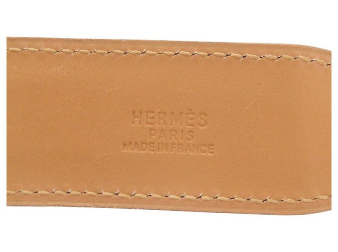 Hermès Hermes Evercolor Veau Chamonix Havana Gürtel - Ansicht 7