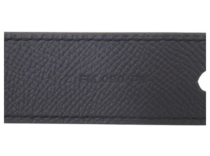 Hermès Hermes Croisière Canvas Leather Belt Silvery Red Navy blue - view 7
