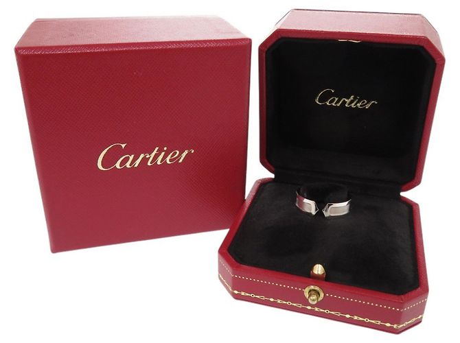 Cartier C2 Small 2C Ring aus 18K Weißgold Golden - Ansicht 2