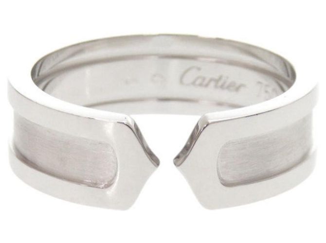 Cartier C2 Small 2C Ring aus 18K Weißgold Golden - Ansicht 3