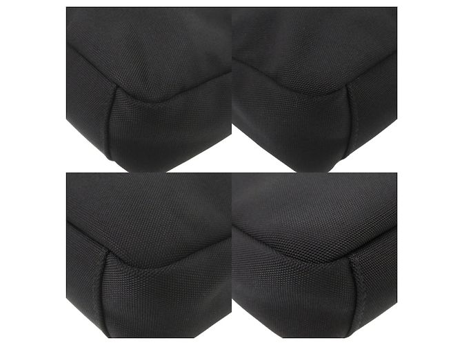 Borsa a tracolla Gucci in tela di nylon nera Nero - vista 4