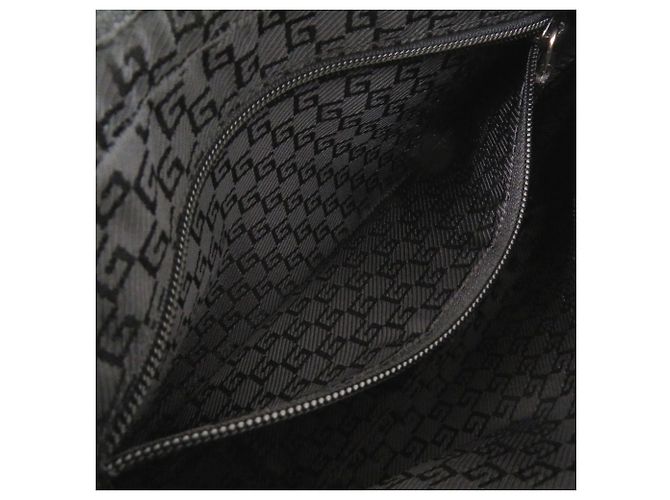Borsa a tracolla Gucci in tela di nylon nera Nero - vista 7