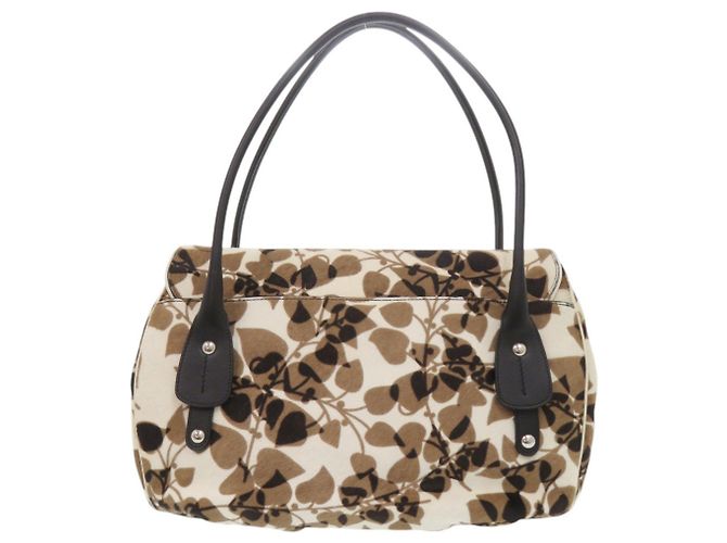 Borsa a tracolla in pelle Salvatore Ferragamo Marrone Nero - vista 3